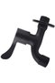304 Stainless Steel Garden Faucet, Black Wall-Mounted Bathroom Faucet (Pool Broom) - 4