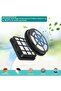 Replacement Filter Set: 1 Sponge Pre-Filter 14.7x14.7x2.5 cm + 1 HEPA Post-Filter 11.6x8.7x2.8 cm, Black - 2