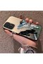 Samsung Galaxy A73 Compatible Hard Acrylic Back Silicone Edge Lens Protection Case - 3