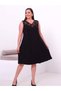 Sleeveless Dress with Lace on the Back and Front - 3