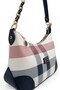 White - Navy Blue Plaid Women's Shoulder Bag Sp1277 - 5