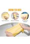 Synthetic Chamois Cleaning Cloth, 66 x 43 cm Premium Synthetic Shammy Towel, Highly Absorbent Lint-Free Reusable Drying Cloth for Cars, Glass, Kitchen, Furniture & Home Cleaning - 3