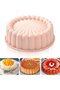 Sunflower-shaped silicone baking mold, suitable for making creative cakes and pastries.