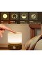 Touch bedside lamp, timer night light, baby night light, USB rechargeable children's night light with timer function, three modes, warm yellow - 3