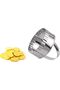 Household round stainless steel cookie cutter set (3 pieces, flat-top version) - 3