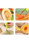 Fruit spoon set, double-sided pitting tool & orange peeler — For avocados, cantaloupe melons, kiwis, mangoes, strawberries, and vegetables - 3