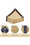Shade sail made of PE material, for outdoor gardens, patios, backyards, balconies, and greenhouses. Dimensions: 2x3 meters / 6.6x9.8 feet. Beige. - 2