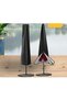 (Umbrella cover only) Waterproof sun umbrella cover, telescopic pole, zipper closure, 190 x 30 cm