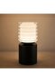 Wireless Rechargeable Touch LED Bedside Table Lamp with Timer for Bedroom & Camping (Black)