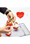 12-pack silicone muffin pan with heart-shaped cupcake molds - 4