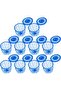 10-piece birdcage feeder set, corrosion-resistant hollow design - Blue