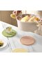 5-Piece Heat-Resistant Non-Slip Silicone Placemat Coaster Set 16cm - 5