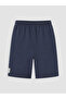 Lcw Kids Navy Blue Regular Fit Elastic Waist Boys' Shorts - 4