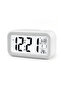 3-Pack Desktop Digital Alarm Clocks with Backlight & Snooze (white, battery powered).