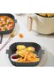 2-Piece Silicone Baking Mold for Air Fryers - Air Fryer Baking Paper Mold, Air Fryer Accessories (Gray) - 4