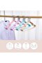 20-piece metal hanger set - non-slip hangers, PVC coated, 40cm (black) - 2