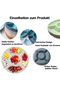 four-piece snack tray set with five compartments, reusable, perfect for serving appetizers, fruits, and snacks. - 3