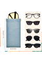 8-Piece Glasses Case Set, PU Leather Glasses Case, Soft Sunglasses Pouch, Portable Squeeze-Resistant Leather Glasses Case - 2