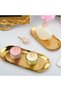 2-Piece Oval Stainless Steel Decorative Trays (gold, 18cm & 22.7cm), jewelry, cake & candle plates. - 3