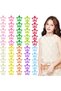 50 pieces of 3cm sparkly star-shaped hair clips and hairpins in a variety of colors, for 2000s and millennial girls. Also includes non-slip metal