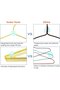 Gold metal clothes hangers - non-slip groove - 10 pieces - 2