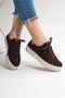Larissia Women's Genuine Leather Loafer Brown Suede - 6
