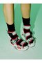 Wang Mulberry Red Platform Sandals - 6