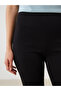 Women's Elasticated Waist Plain Base Layer Leggings - 6
