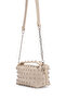 Trok Detailed Chain Strap Women's Crossbody Bag Romeo Cream - 6