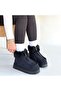 Zinya Black Suede Boots - 4