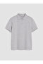 Esvab • Modern & Distinctive Devrik Roba Collar Girls' Pique T-Shirt - 3