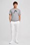 Men Classic Fit Short Sleeve Outdoor T-Shirt, Grey - 3