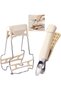 2-Piece Heat-Resistant Silicone Handle Kitchen Tongs Set, Anti-Scald Non-Slip Food Clamps for Cooking & Grilling, Apricot
