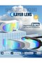 Swim Goggles 2-pack - Wide-view anti-fog UV swim goggles for adults, leak-free goggles for men, women, and children - 3