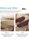 2-piece car front seat fabric armrest cover gloves, direct replacement center console protectors, universal fit (Black) - 3