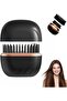 Wireless Styling Comb, Heated Comb, portable and Rechargeable, Quick Heating, Three Temperature Settings, For Home, Travel, and Everyday Use, Black
