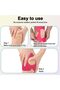 12-Pack Pre-Cut K-Shaped Knee Kinesiology Tape Strips, Waterproof Sports Support (Rose Red) - 3