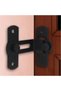 Four 90-degree angle locks, 90-degree door locks and bolts, all made of stainless steel. - 4