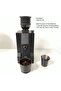 Blowing Bean Bin Handheld Coffee Grinder Single Dose Hopper with Silicone Bellows Cleaning Tool - Universal Aluminum Alloy for Eureka Mignon (Black) - 5