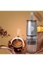 Electric Coffee Grinder Portable Detachable Chamber 5-Speed Adjustable USB Charging Gray LB36 Gray - For Camping and Travel with Powder Brush Spoon - 2