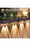 4-Pack - IP67 Waterproof Solar Lights - 3 Light Modes & White Light - Powerful Outdoor Lighting for Yard and Garden - 6