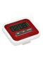 100-Minute Digital Magnetic Kitchen Countdown Timer with LCD Display & Back Clip (Red)