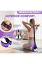 3-in-1 Ab Roller Wheel & Resistance Pedal Band (25kg/55lbs), Heavy Duty Abdominal Exercise Wheel Elastic Band for Core Fitness Muscle Training - 5