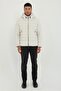 Men's Slim Fit Hooded Stone Coat - 2