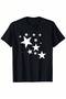 White Stars-Pattern-Design Costume Men-Shirt - 7