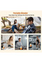 mini blender - lid - & shoulder strap - making it For the gym - on the go - at home - or in the office - 5