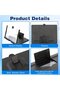 Screen Magnifier Edition 3D HD Projection Magnifier for Mobile Phones Movies Videos Games Foldable Stand All Mobile Phones Black 10 inch - 4