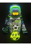 600ML Dynamic Football Kids Water Bottle For School, Sippy Cup with Straw, Dual Drink Design with Free Magnetic Plush Toy Brooch - 3