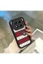 Redmi Note 14 Pro 4g Compatible Cute Bear Protective Case, Mix of Patterns and Lines, Impact Blocking