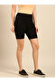 Black Knit Viscose Blend Cycling Shorts - 5